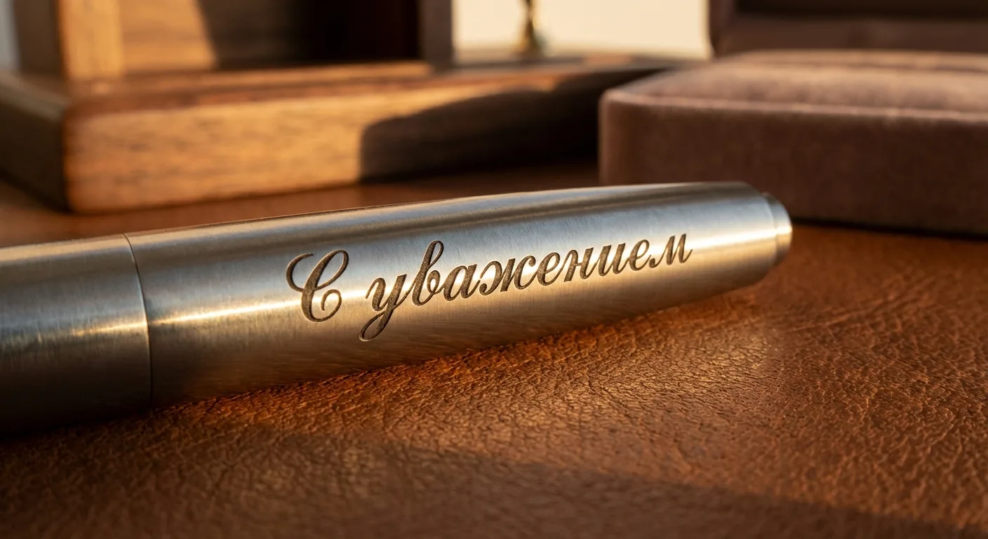 Гравировка на ручках: идеи для подарков и корпоративных сувениров