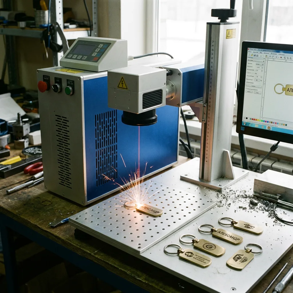 Лазерная гравировка на металле